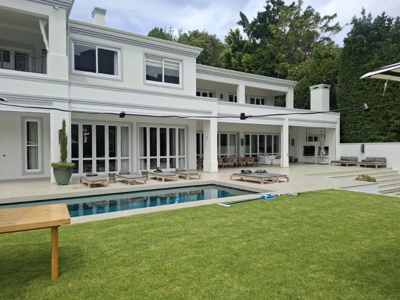 Venue terrace and pool
